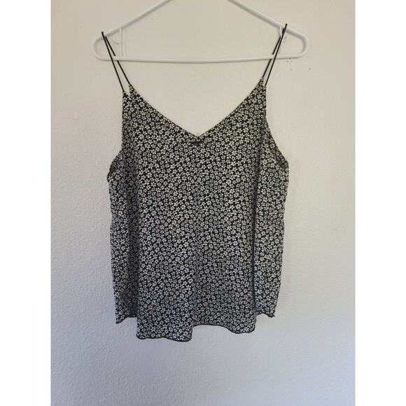 Forever 21 Women's Daisy Blue Sleeveless Blouse size Medium Tank Top‎ #14 - Picture 2 of 4